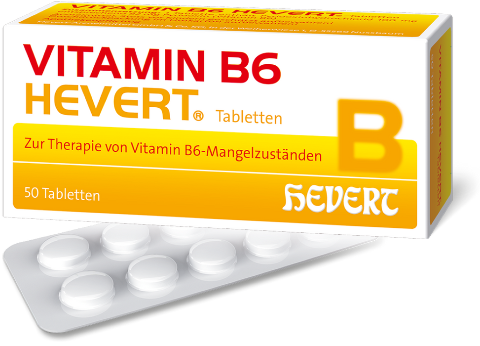 Vitamin B6 Hevert Tabletten, 50 pcs. Tablets