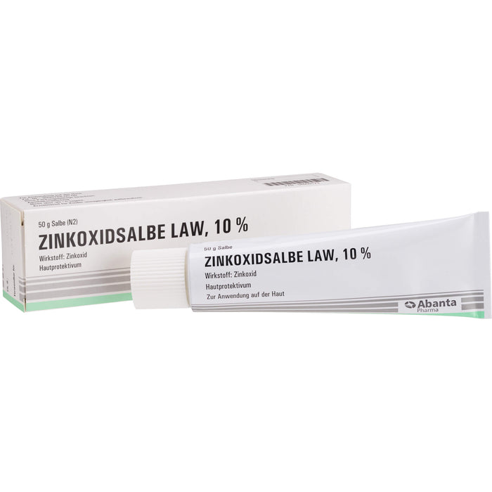 Abanta Pharma Zinkoxidsalbe LAW 10 % Hautprotektivum, 50 g Ointment