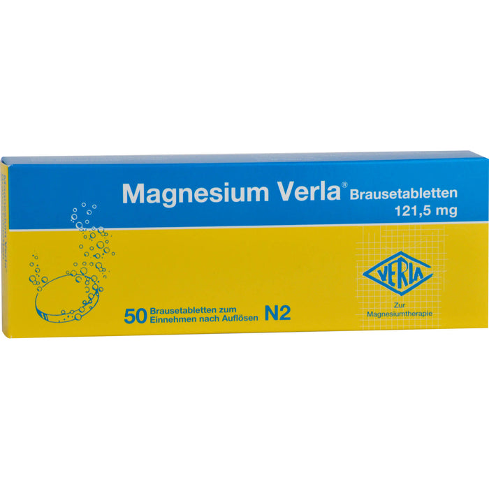 Magnesium Verla 121,5 mg Brausetabletten, 50 pcs. Tablets