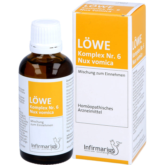 Löwe Komplex Nr. 6 Nux vomica Tropf., 50 ml TRO