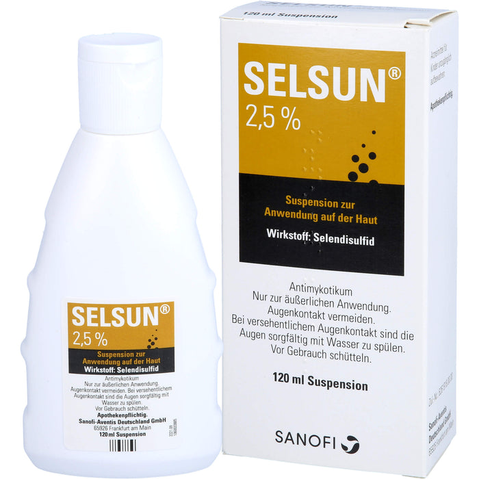 SELSUN 2,5 %, Suspension zur Anwendung auf der Haut, 120 ml Lösung