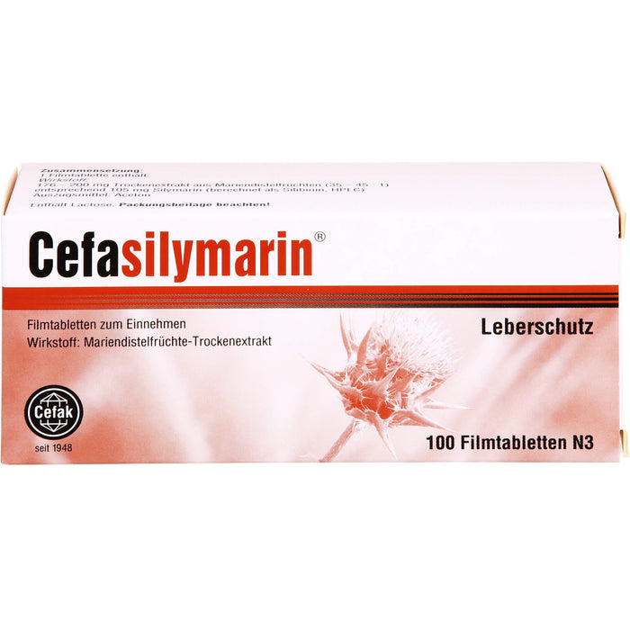 Cefasilymarin, Filmtabletten, 100 St FTA