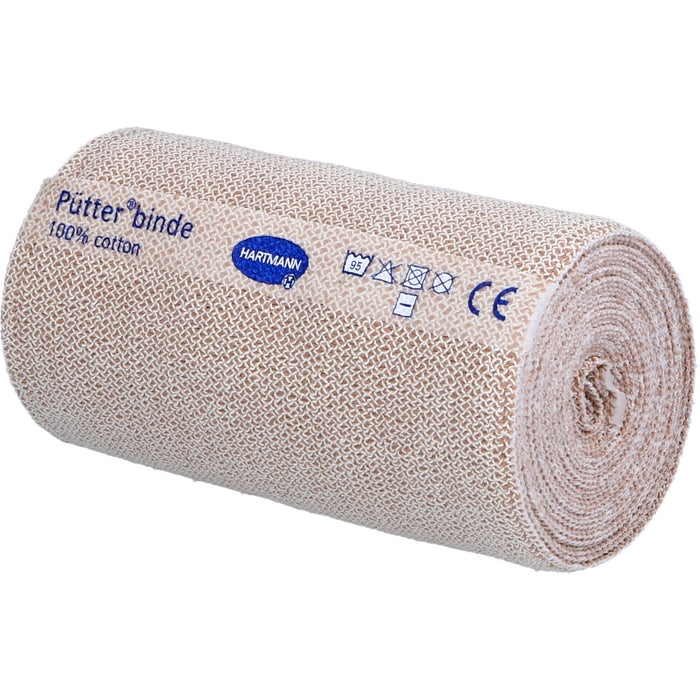 HARTMANN Pütterbinde 10 cm x 5 m kräftige Kurzzugbinde, 10 pc Bandage