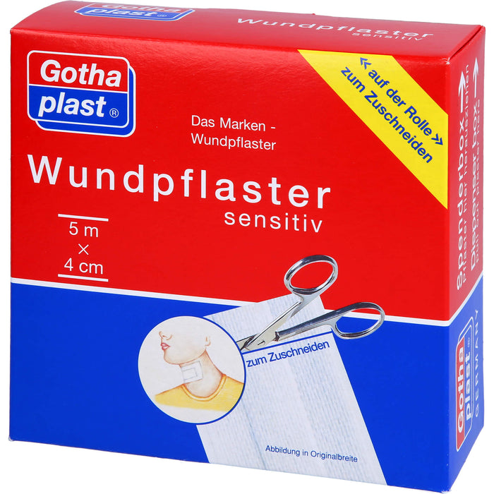 Gothaplast Wundpflaster sensitiv 5 m x 4 cm zum Zuschneiden, 1 pcs. Patch