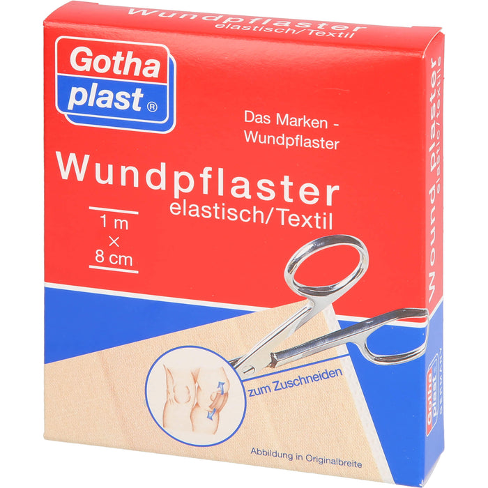 Gothaplast elastische Wundpflaster 1 m x 8 cm, 1 St. Pflaster