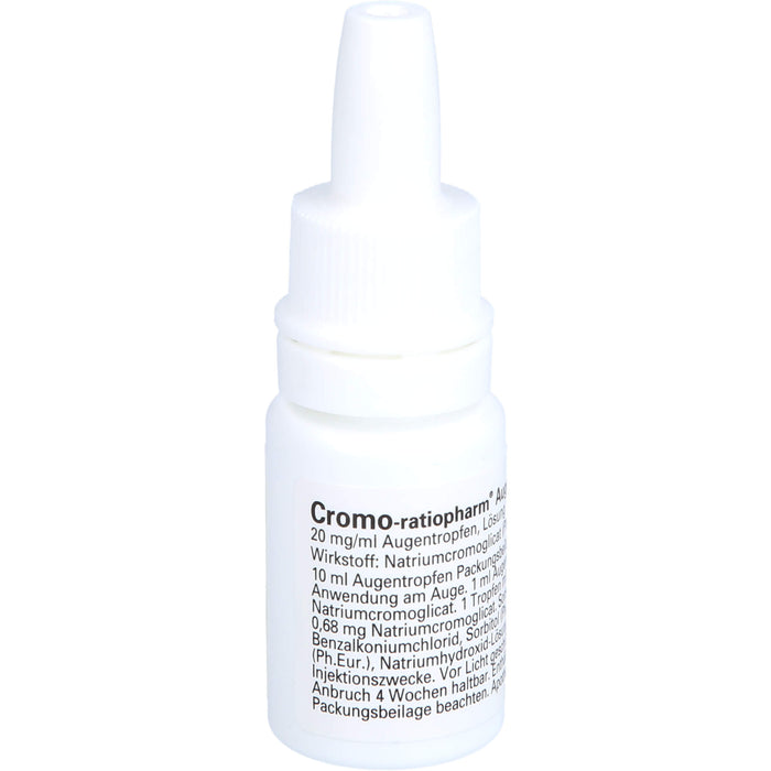 Cromo-ratiopharm Augentropfen Antiallergikum, 10 ml Solution