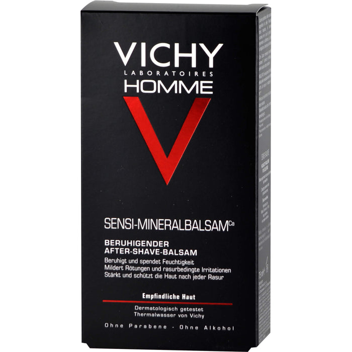 VICHY Homme Sensi-Mineralbalsam Ca After-Shave-Balsam, 75 ml Creme