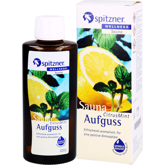 Spitzner Wellness Saunaaufguss Citrus Mint, 190 ml Concentrate