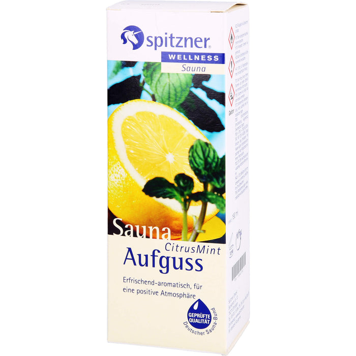 Spitzner Wellness Saunaaufguss Citrus Mint, 190 ml Concentrate