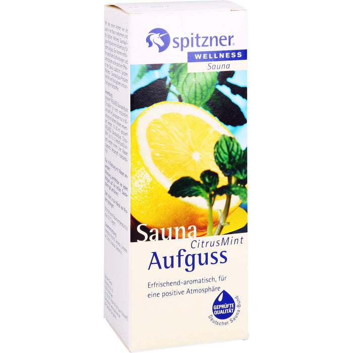 Spitzner Wellness Saunaaufguss Citrus Mint, 190 ml Concentré