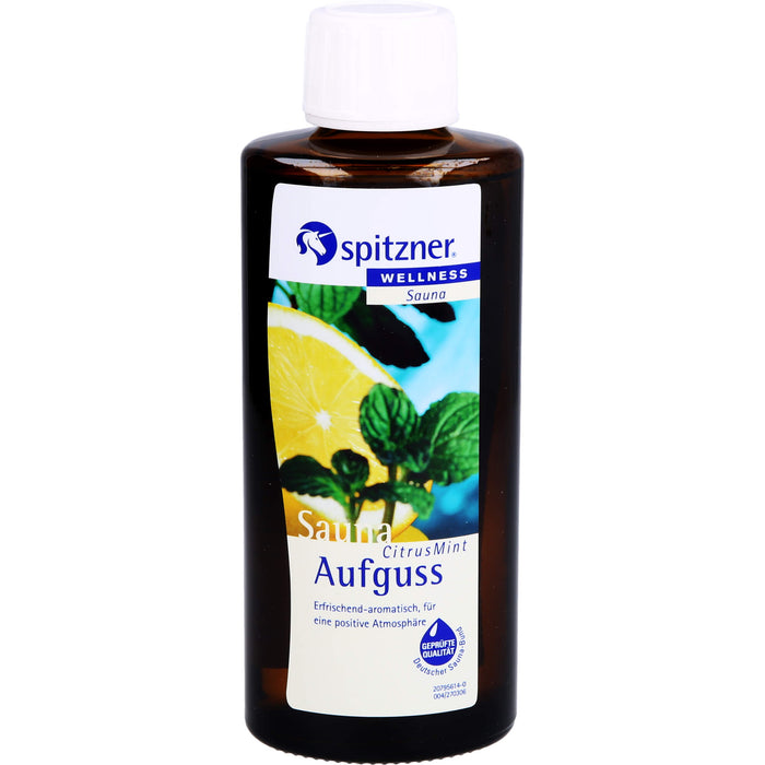 Spitzner Saunaaufguss CitrusMint Wellness, 190 ml Konzentrat