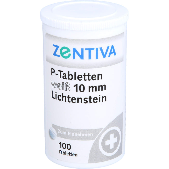 Winthrop P-Tabletten weiß 10 mm Lichtenstein, 100 pc Tablettes