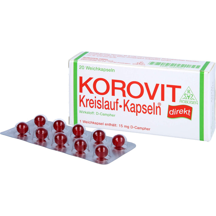 KOROVIT Kreislauf-Kapseln, 20 pcs. Capsules