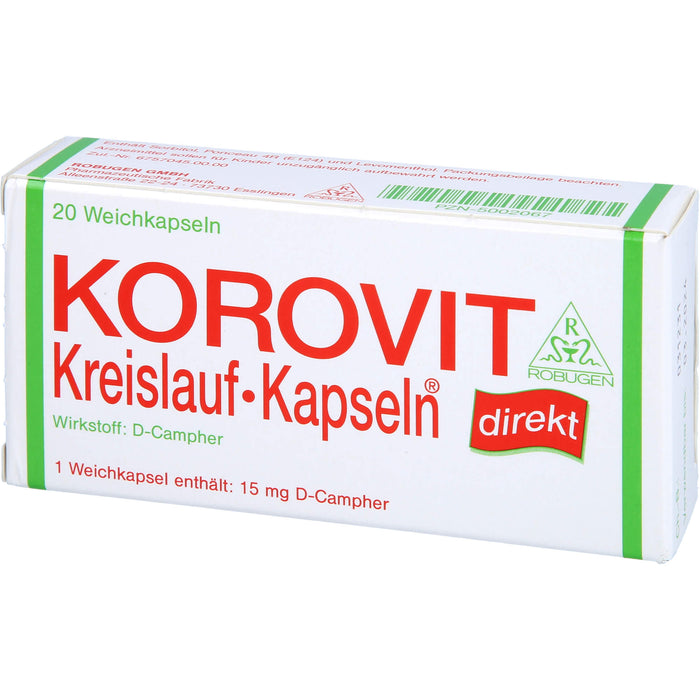 KOROVIT Kreislauf-Kapseln, 20 pc Capsules