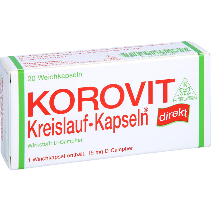 KOROVIT Kreislauf-Kapseln, 20 pc Capsules