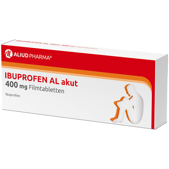 Ibuprofen AL akut 400 mg Filmtabletten, 20 pcs. Tablets