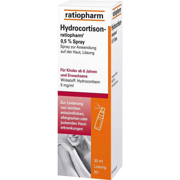 Hydrocortison-ratiopharm 0,5 % Spray, 30 ml Lösung