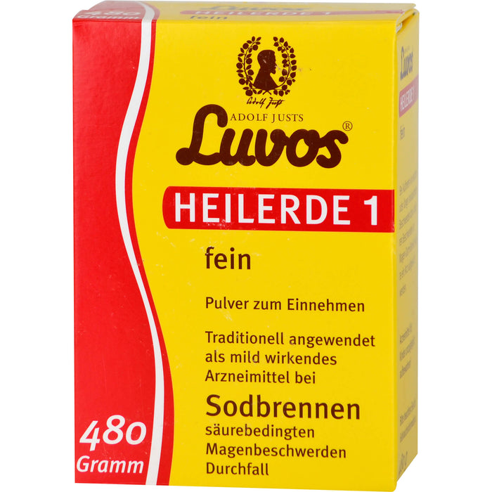 Luvos Heilerde 1 fein Pulver bei Sodbrennen, 480 g Powder