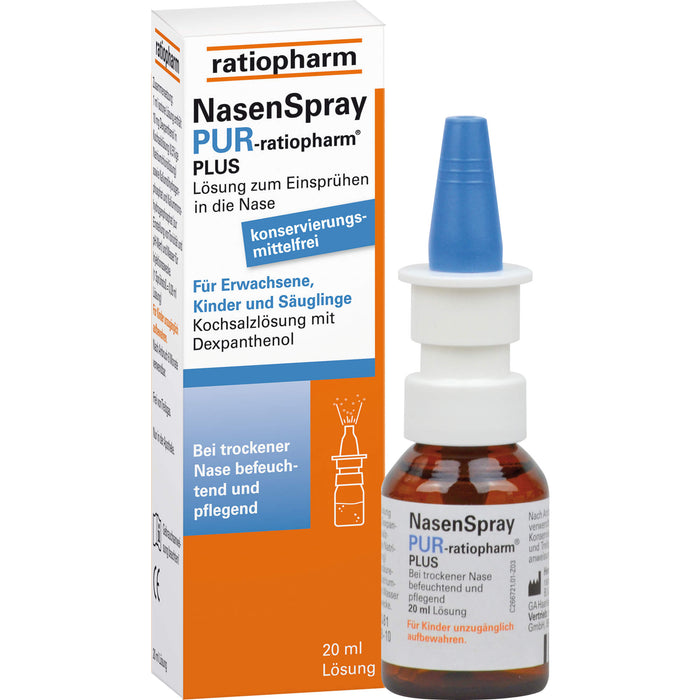 Nasenspray PUR-ratiopharm PLUS, 20 ml Solution