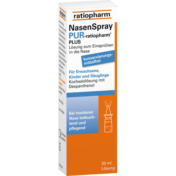 Nasenspray PUR-ratiopharm PLUS, 20 ml Solution