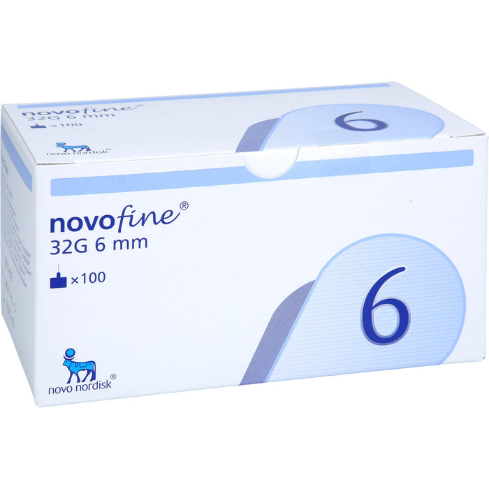 NovoFine 6 mm 32G Tip etw Injektionsnadeln, 100 pc Aiguilles