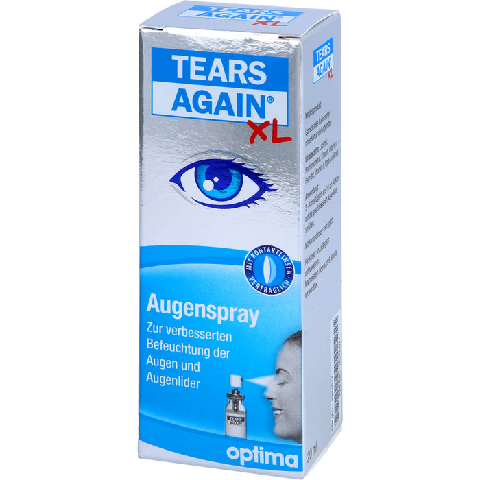 TEARS AGAIN Augenspray XL, zur verbesserten Befeuchtung der Augen und Augenlider, 20 ml Solution