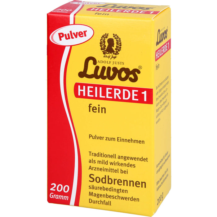 Luvos Heilerde 1 fein Pulver bei Sodbrennen, 200 g Poudre