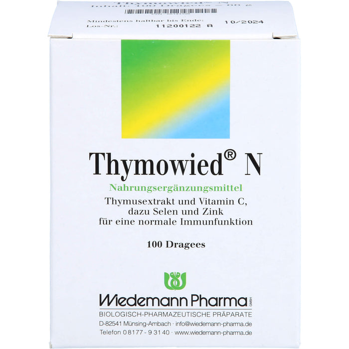 Thymowied N Dragees, 100 pc Tablettes