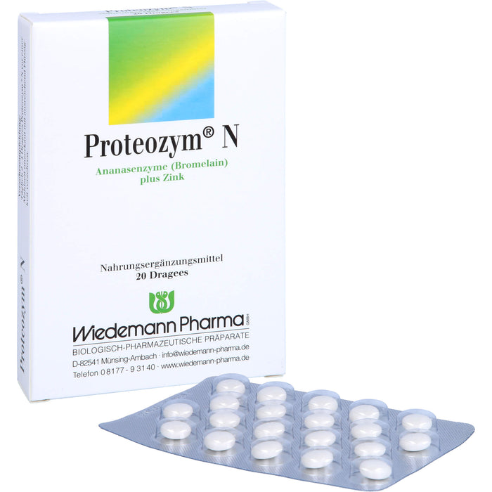 Proteozym N Dragées, 20 pc Tablettes