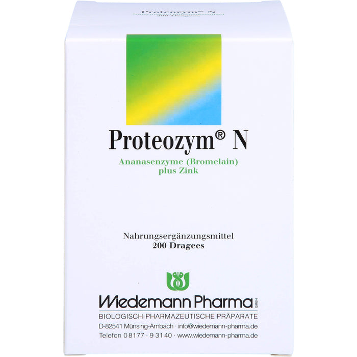 Proteozym N Dragees, 200 pcs. Tablets