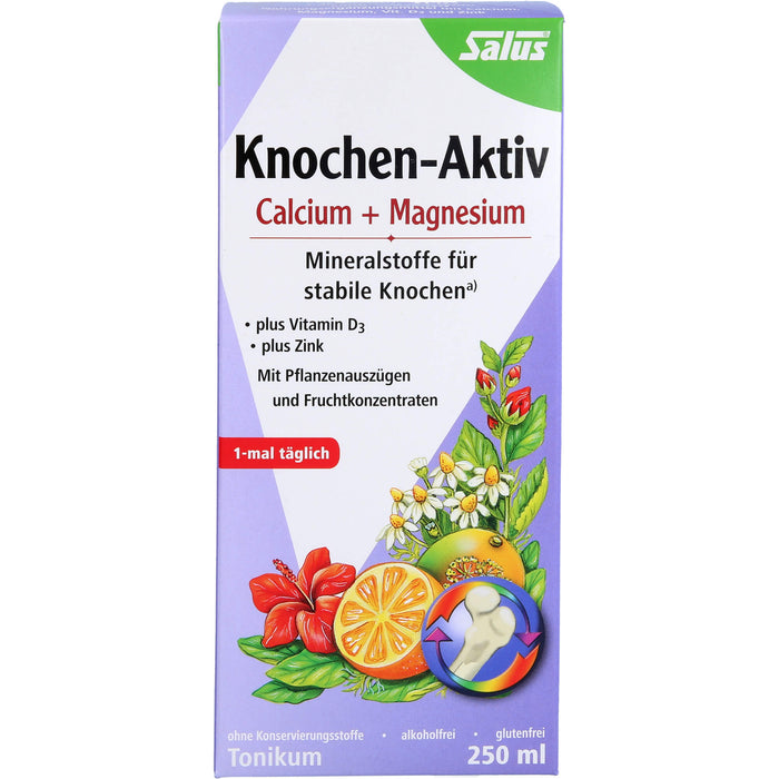 Salus Knochen-Aktiv Calcium+ Magnesium Tonikum, 250 ml Lösung