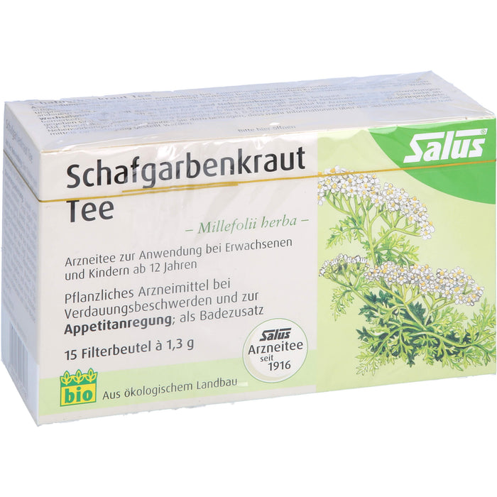 Schafgarbenkraut Arzneitee Millefol.herba bio Sal., 15 St FBE