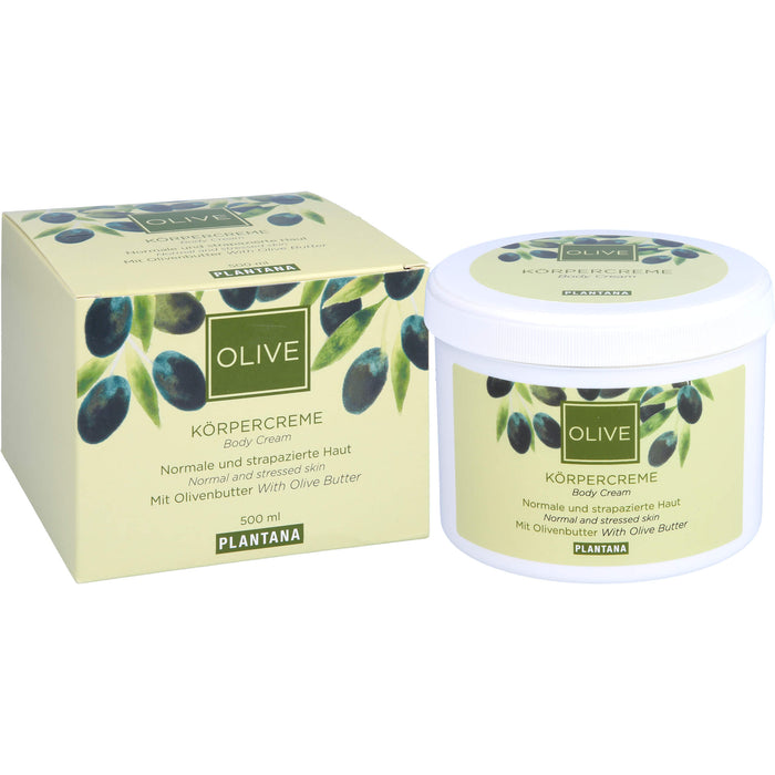 Plantana Olive-Butter Körper-Creme, 500 ml Creme