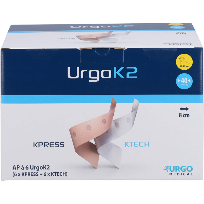 UrgoK2 Kompr.Syst.Knoechelumf.18-25cm 8cm breit, 6 St BIN