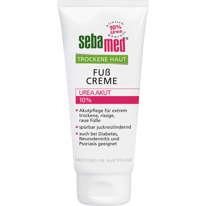 Sebamed Fußcreme für trockene Haut 10% Urea, 100 ml Cream