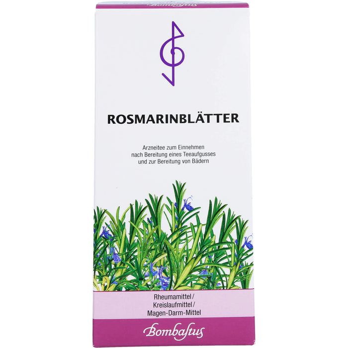 Bombastus Rosmarinblätter Rheumamittel / Kreislaufmittel / Magen-Darm-Mittel, 125 g Tea