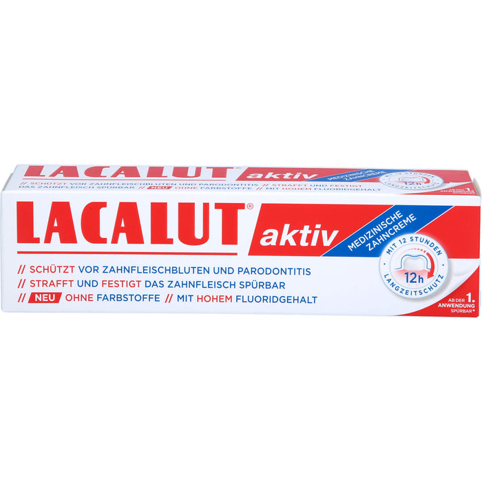 LACALUT aktiv Zahncreme, 100 ml Toothpaste