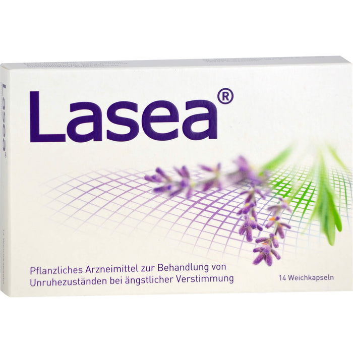 Lasea Weichkapseln gegen Unruhezustände bei ängstlicher Verstimmung, 14 pc Capsules