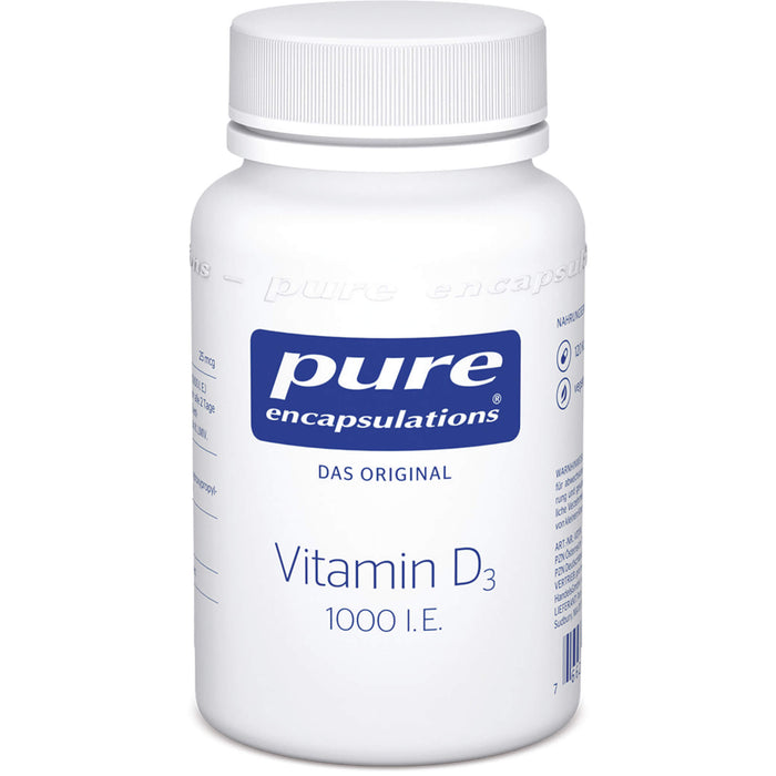 pure encapsulations Vitamin D3 1000 I.E. Kapseln, 120 pcs. Capsules