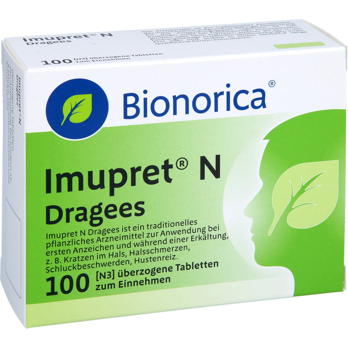 Imupret N Dragees, 100 pc Tablettes