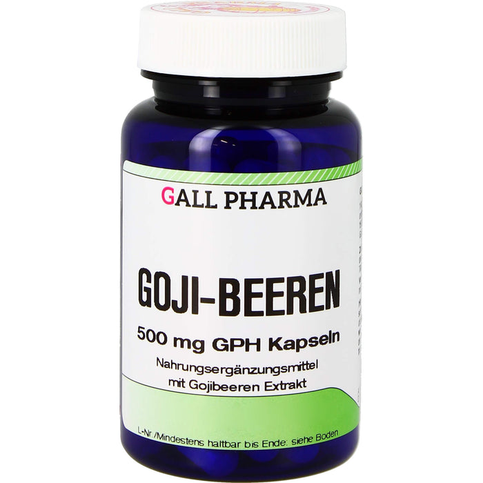 GALL PHARMA Goji-Beeren 500 mg GPH Kapseln, 60 pcs. Capsules