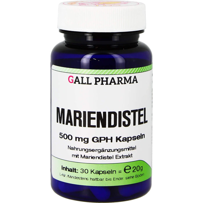 GALL PHARMA Mariendistel 500 mg GPH Kapseln, 60 pcs. Capsules