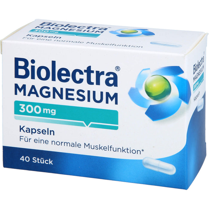 Biolectra Magnesium 300 mg Kapseln, 40 pcs. Capsules