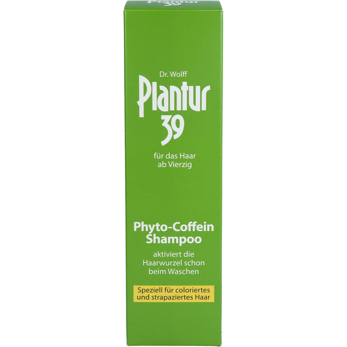 Plantur 39 Coffein-Shampoo speziell für coloriertes und strapaziertes Haar, 250 ml Shampoo