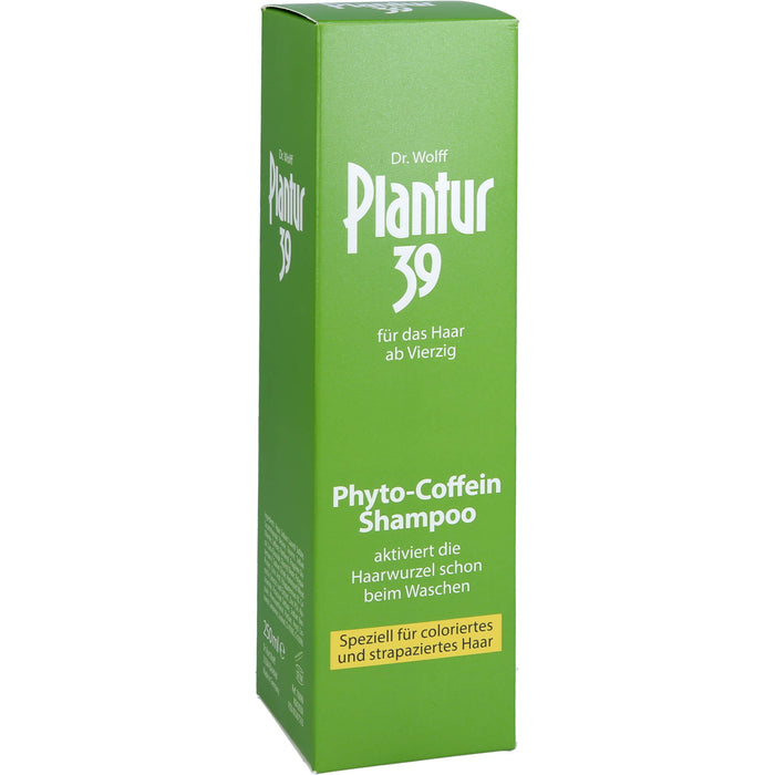 Plantur 39 Coffein-Shampoo speziell für coloriertes und strapaziertes Haar, 250 ml Shampoo