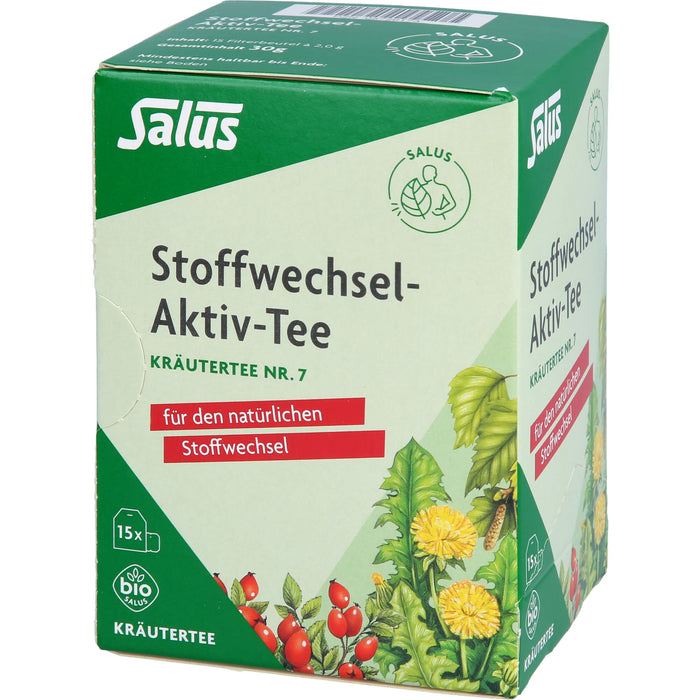 Salus Stoffwechsel-Aktiv Tee Kräutertee Nr. 7, 15 pcs. Filter bag