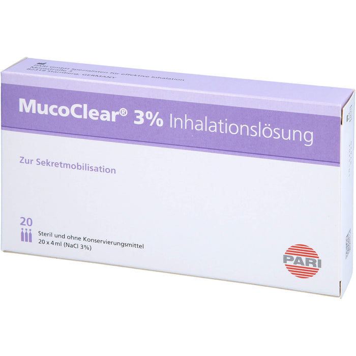 Mucoclear 3 % Inhalationslösung, 20 pcs. Ampoules