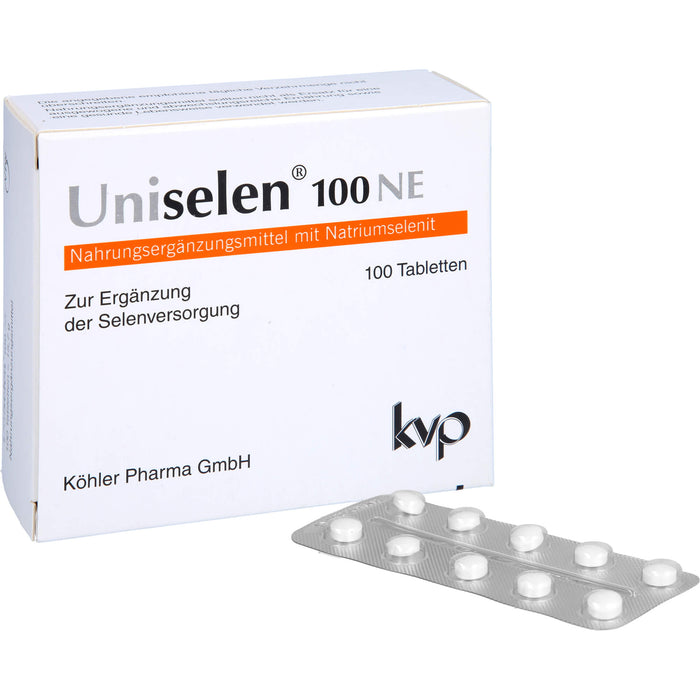 Uniselen 100 NE Tabletten zur Ergänzung der Selenversorgung, 100 pc Tablettes