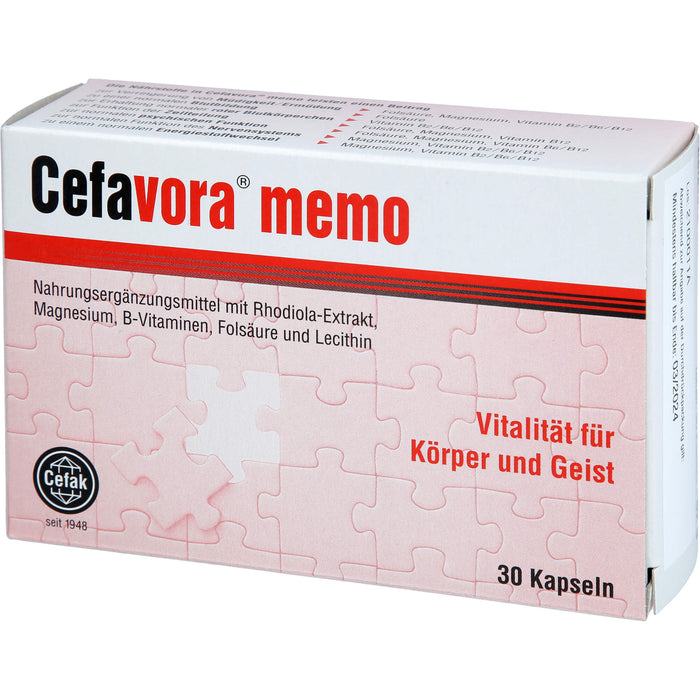 Cefavora memo (Weichgelatinekapseln), 30 St KAP