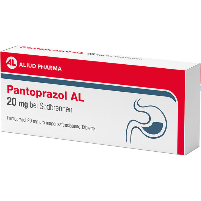 Pantoprazol AL 20 mg Tabletten bei Sodbrennen, 7 pc Tablettes